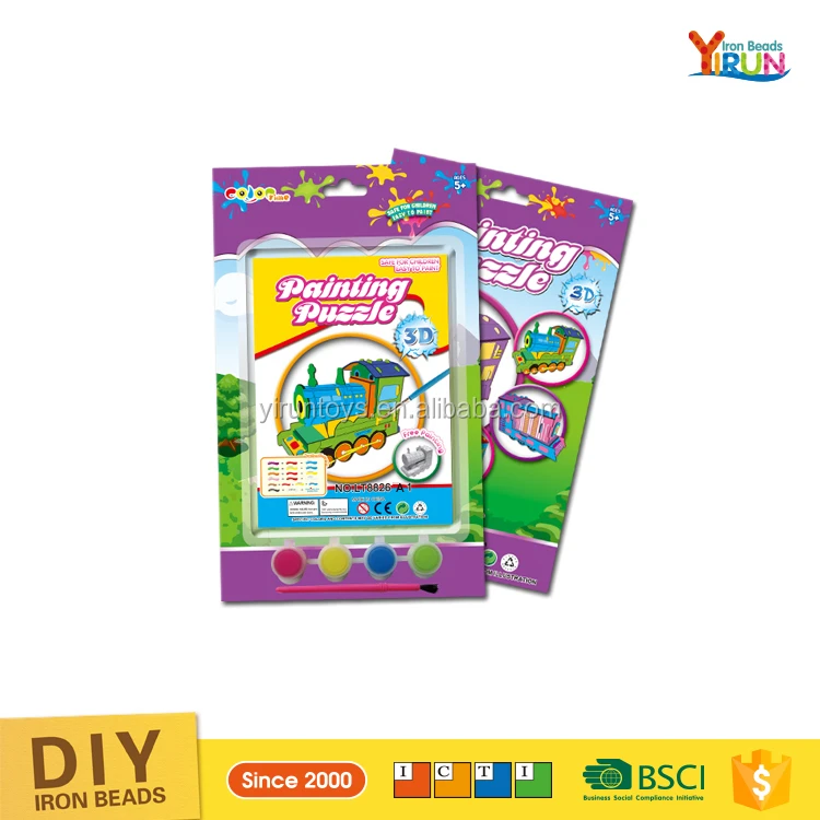 Обучения Развивающие игрушки для детей DIY свободная роспись с объемным 3D бумаги