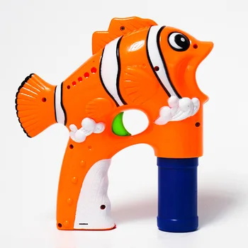 LED Light-Up Bubble Gun- Fish