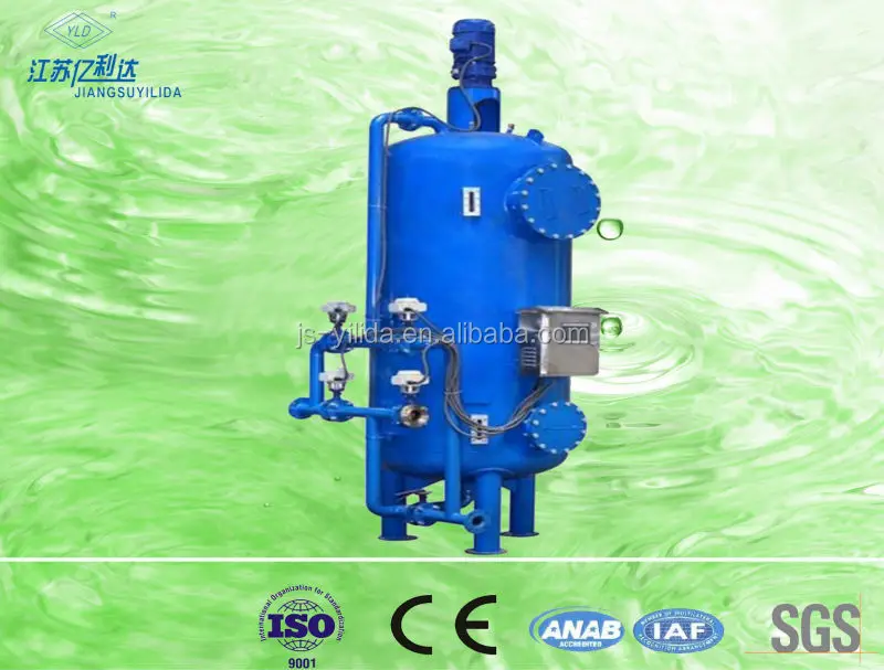PLC Type Automatic Backwash Quartz Sand Filter for Sewage Treatment Plant