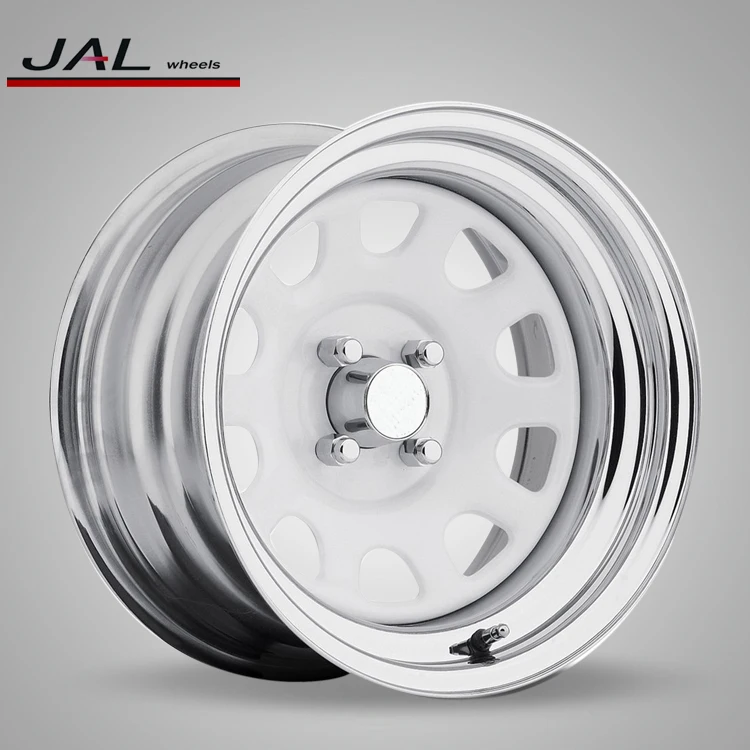 Hoop Design Chrome Steel Rims 4x100 Offroad 10 Hole Terrain Sport Wheels