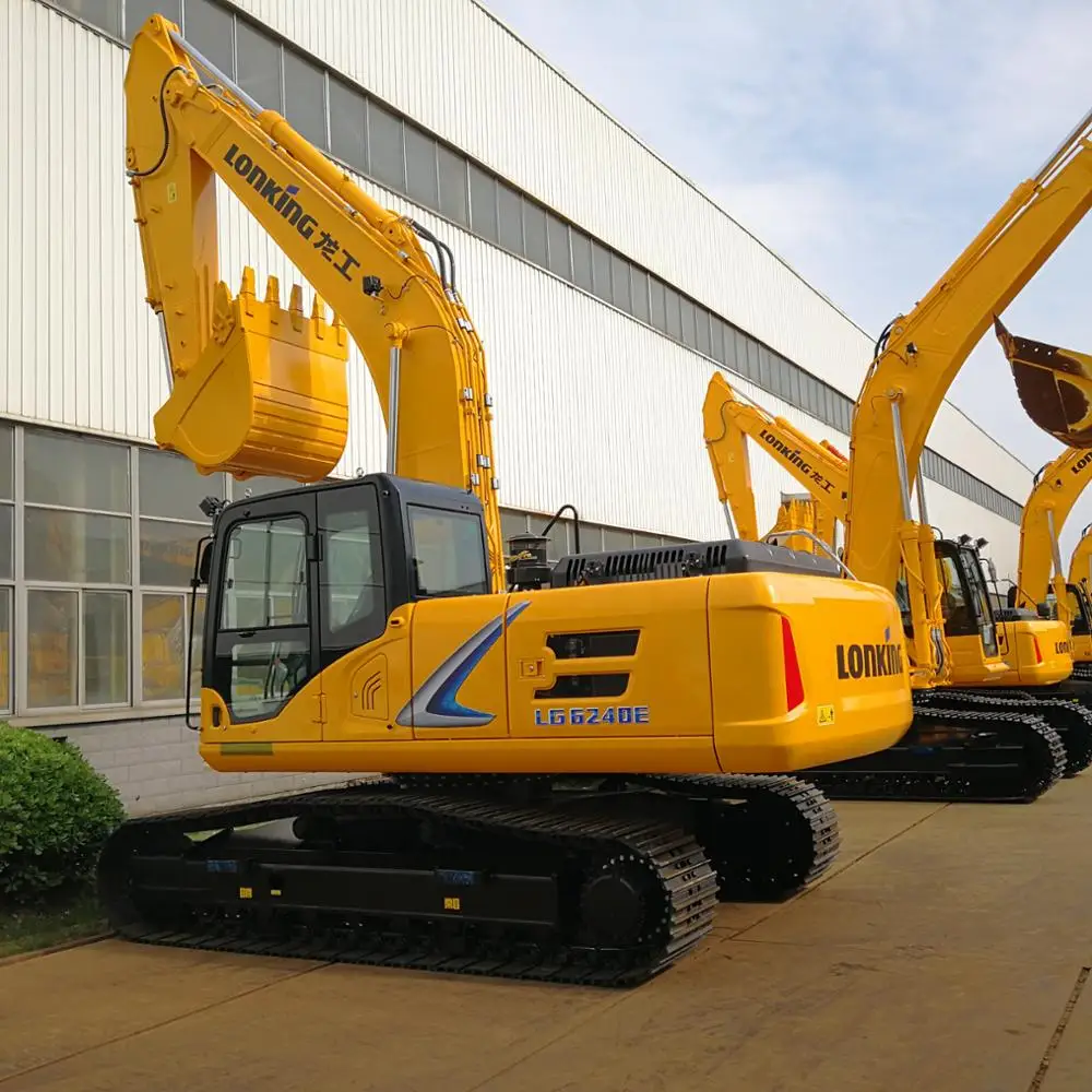 CDM6240 Energy Saving Cu Mmins Engine 145 kw 22 Ton China Lonking Excavator