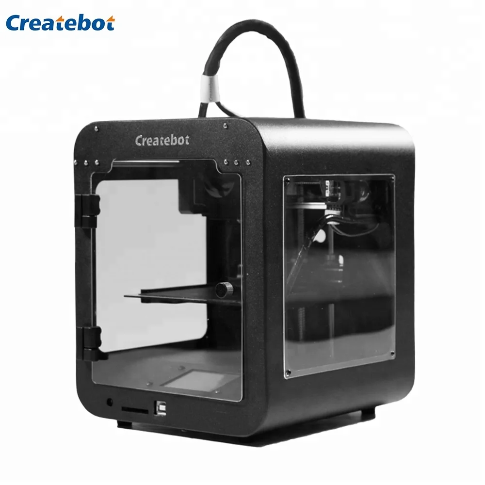 Createbot Super Mini 3D Printer for House Low Price 3D Printer Single Nozzle Touchscreen Easy Printing Machine for Children