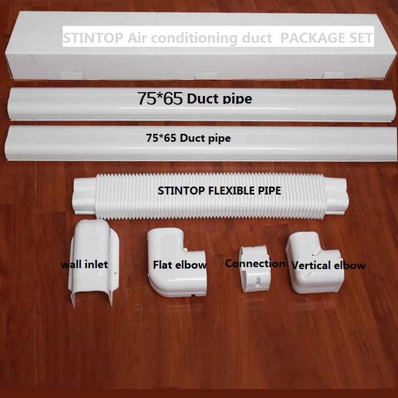 Hvac System Duct Flexible Pvc Decorative Outdoor Ac Spare Parts Split