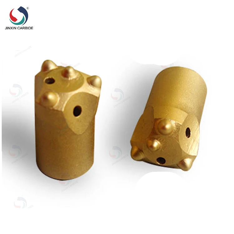 
 China manufacture t38 r38 thread bit 34mm tapered button bits for rock drilling