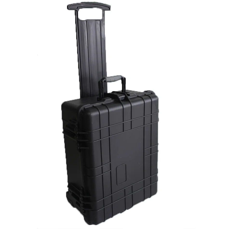 Wholesale  Plastic Hand Carry Waterproof Trolley Wheeled Rolling Travel Equipment Tool Box Hard Case
