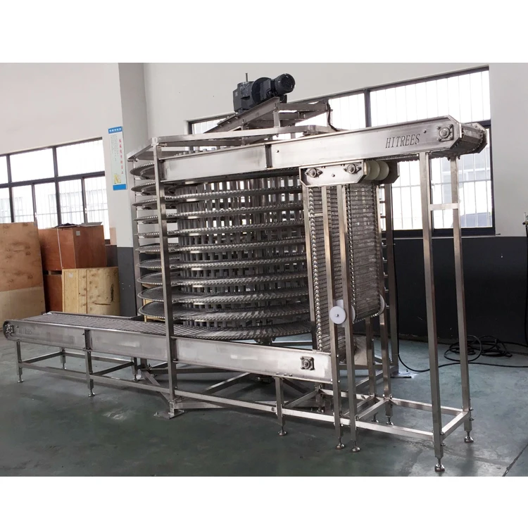 Commercial Spiral IQF Instant Freezer Freezing Chicken Single Spiral Blast Freezer for Sale