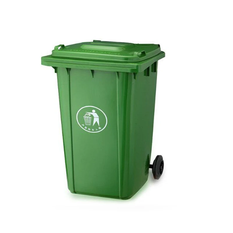 2 x RED 80/85L Litre Plastic Colour Bin Garden Rubbish Waste Dustbin Recycle 