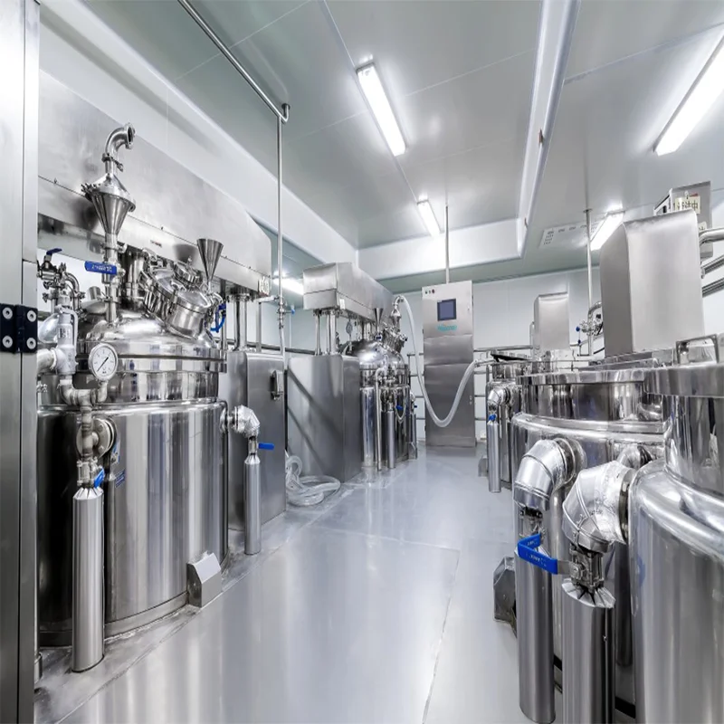 Косметическая машина Weidong для производства крема с миксерным