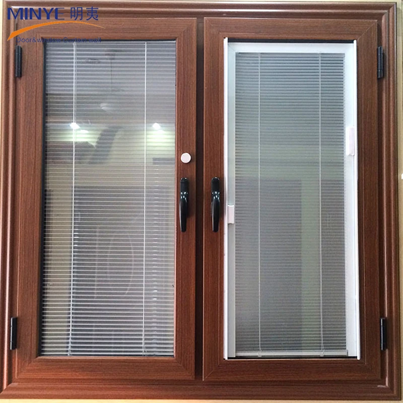 Iron Window Grill Design Price for Aluminum Window Double Glazed Casement Window