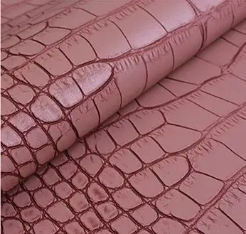 Embossed Crocodile Leather Synthetic PVC Material for Luxury Bag Car Seat Furniture Decorative Purposes Waterproof Sofa Gloves