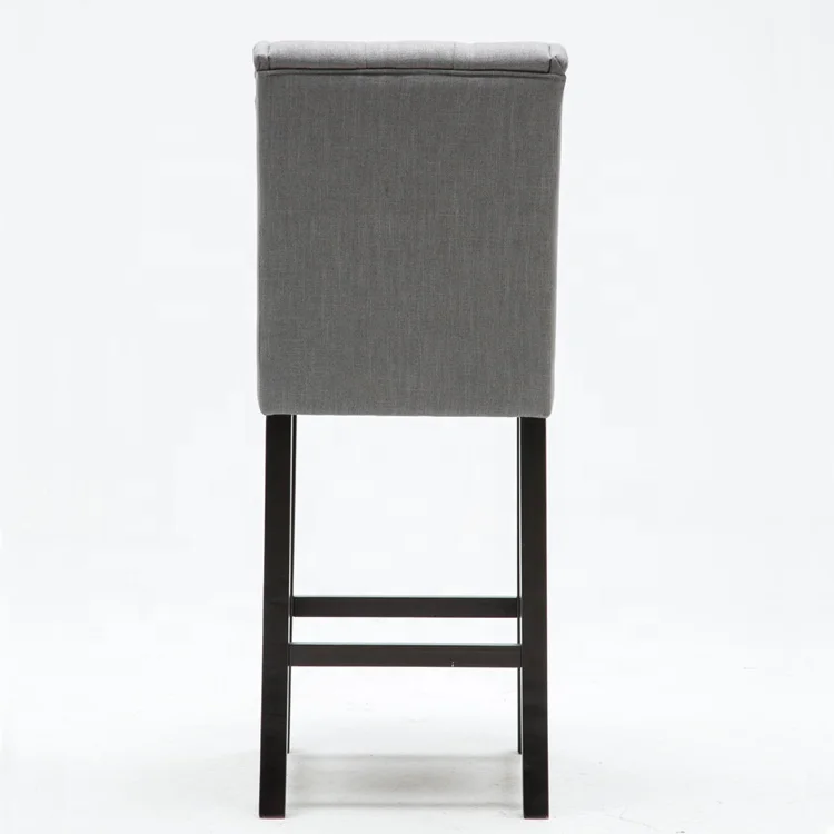 Cheap Modern Design Wooden Velvet High Quality Kitchen Seat Bar Stool Chairs Set for Sale