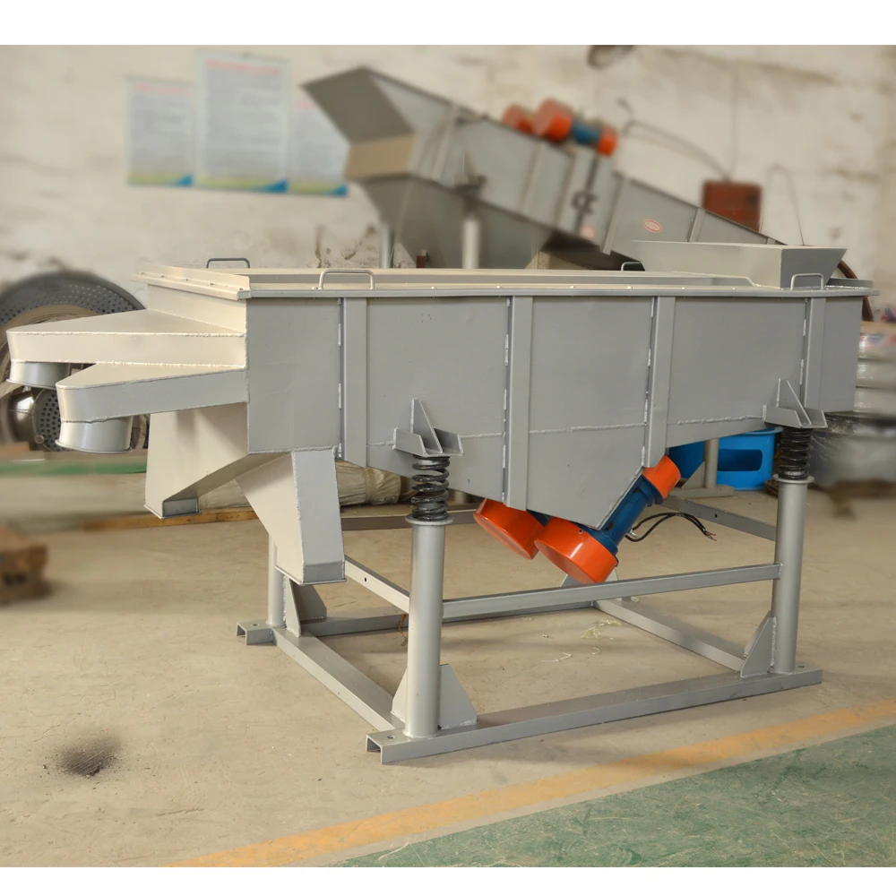 Pebbles Linear Vibrating Screen Linear Vibratory Sieve/mustard Seeds Vibrating Sieve Machine