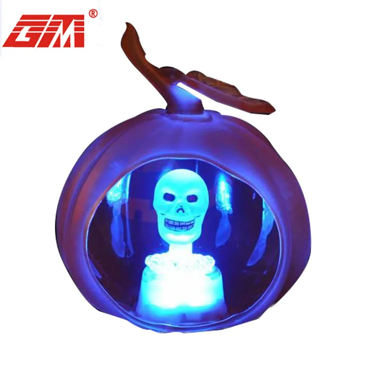 halloween decoration lighting up pumpkin glass pumpkin lantern