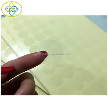 wholesale 1 inch clear transparent round sticker sealing labels