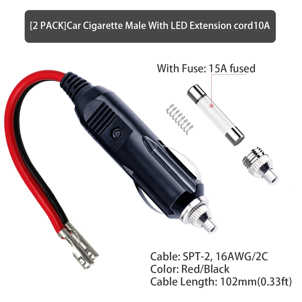 Lighter cord discount