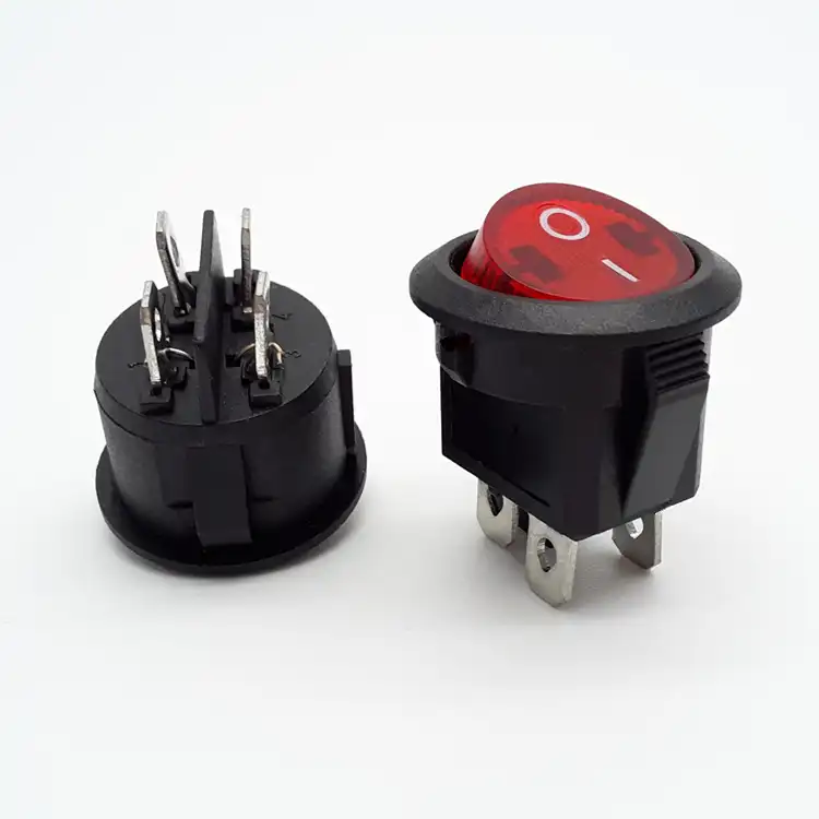 Momentáneo de encendido y apagado Cuadrado Azul Tapa DC 12V Luz SPDT 5 Pines interruptor de botón Momentáneo de encendido y apagado Cuadrado Azul Tapa DC 12V Luz SPDT 5 Pines interruptor de botón