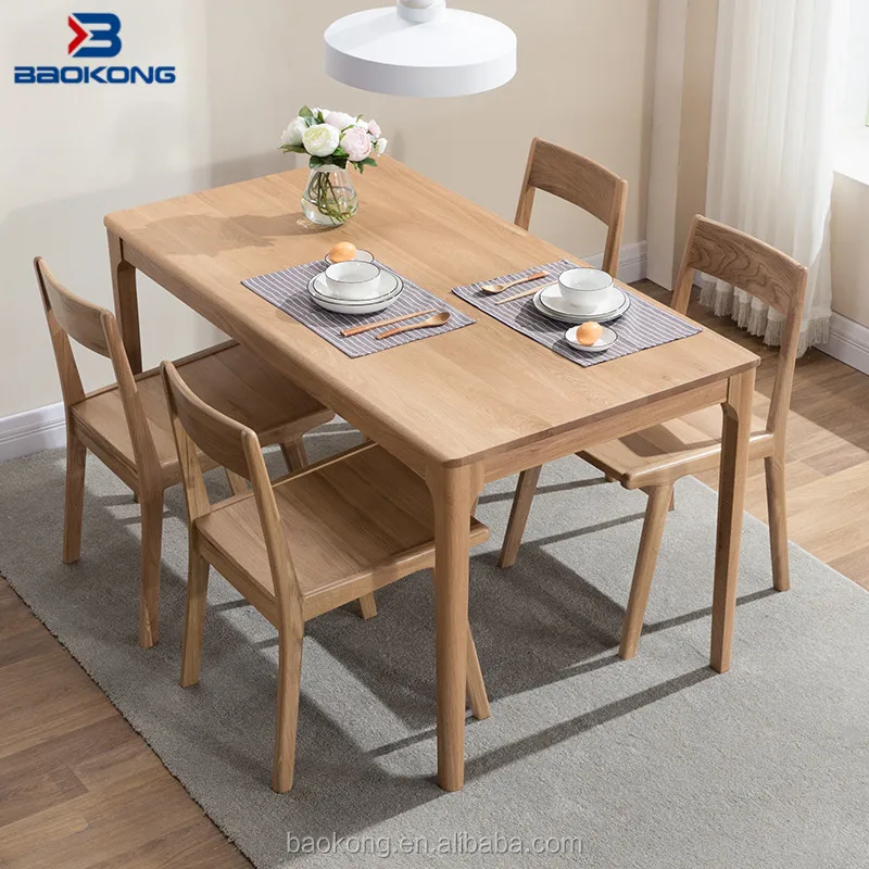 Modern Dining Table Set With 4 Dining Chair