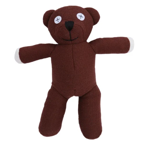 Mr Bean Teddy Bear Animal Stuffed Plush Toy Soft Cartoon Brown Figure 