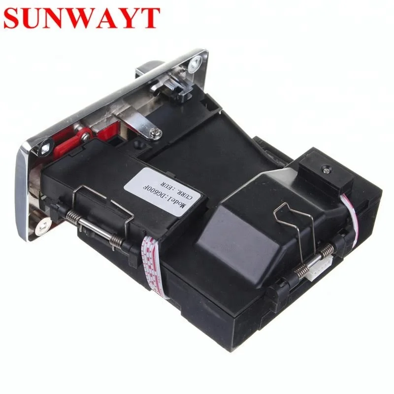 DG600F Multi Programmable Coin Acceptor with 6 Different Kind Coins for Washing Machine Electronic Vending Machine Coin Selector