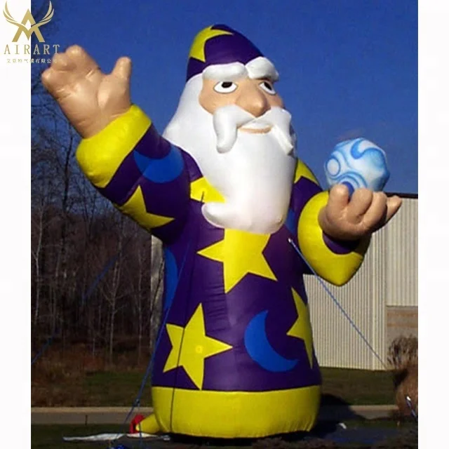 Giant Inflatable Wizard Characters for Christmas Festival Day Party 1