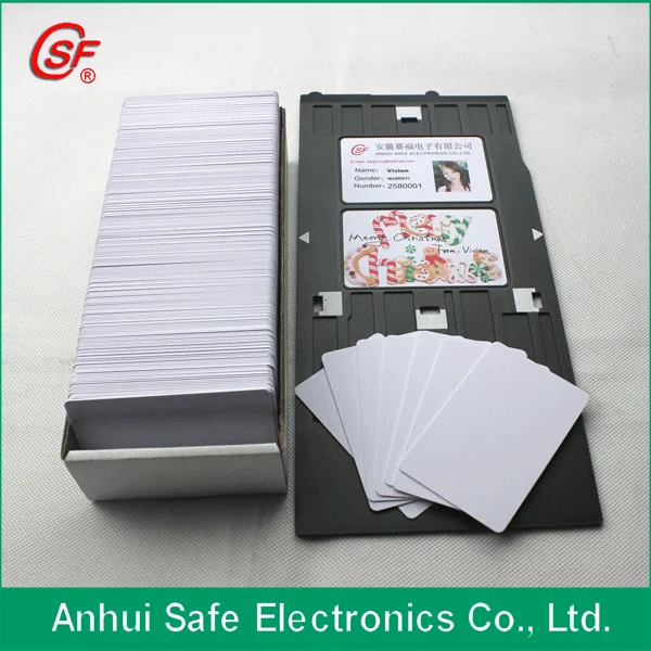 Blank Inkjet Pvc Id Cards