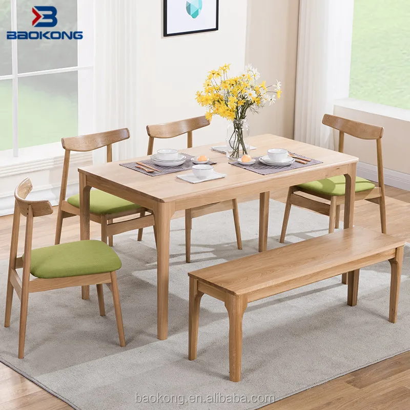Modern Dining Table Set With 4 Dining Chair