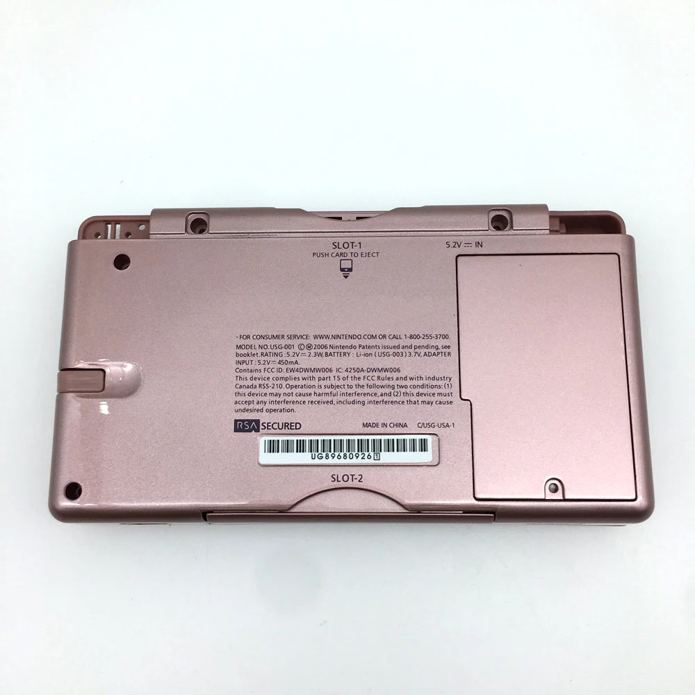 Сменный корпус из розового золота с полным покрытием корпуса + объектив экрана Набор отверток для Nintendo DS Lite NDSL Запасная
