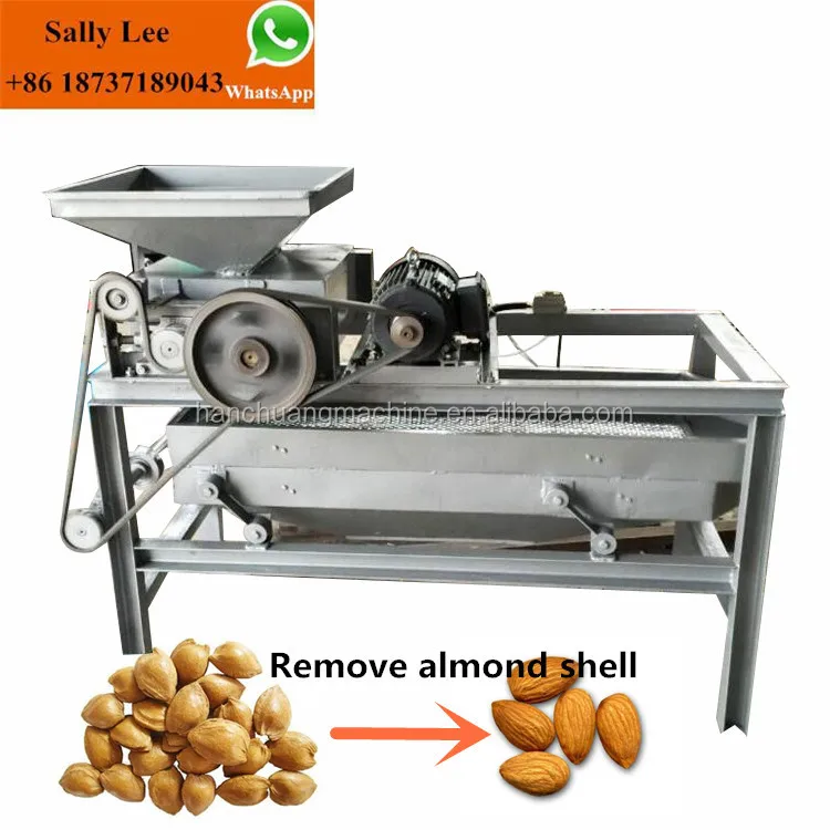 Good Performance Almond Sheller Processing Machine Nuts Shell Broken Machine