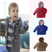 Baby Boys Jacket Clothes 2016 Winter 4 Color Outerwear Coat Thick Kids Clothes Children Clothing for 2-7yrs girls boys clothing