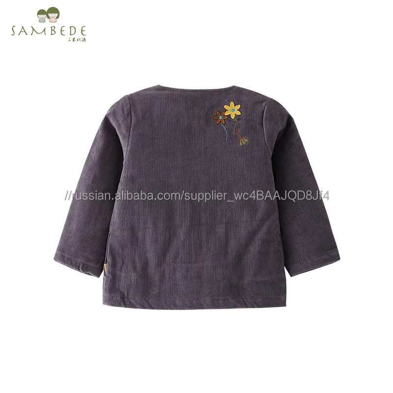 
 Sambede пальто для девочек детское плотное пальто Детская куртка для зима теплая детская одежда SM6D5626  