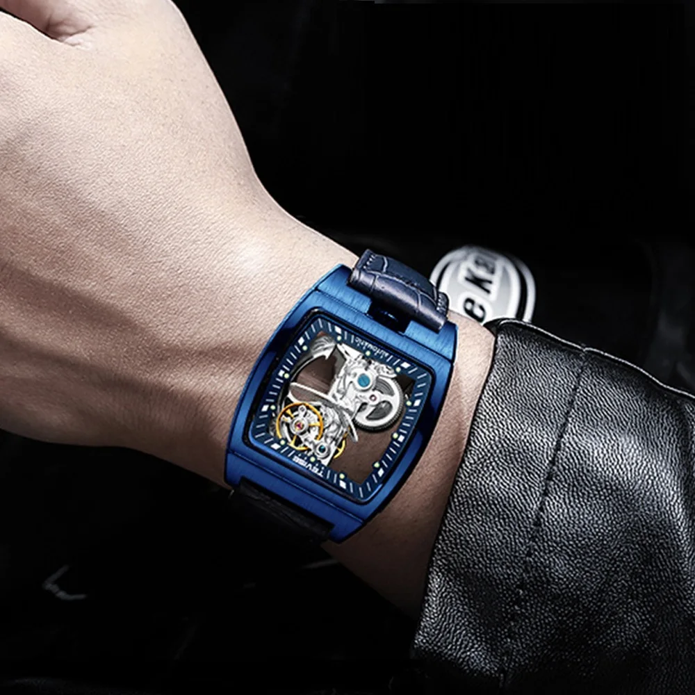 automatic transparent watch