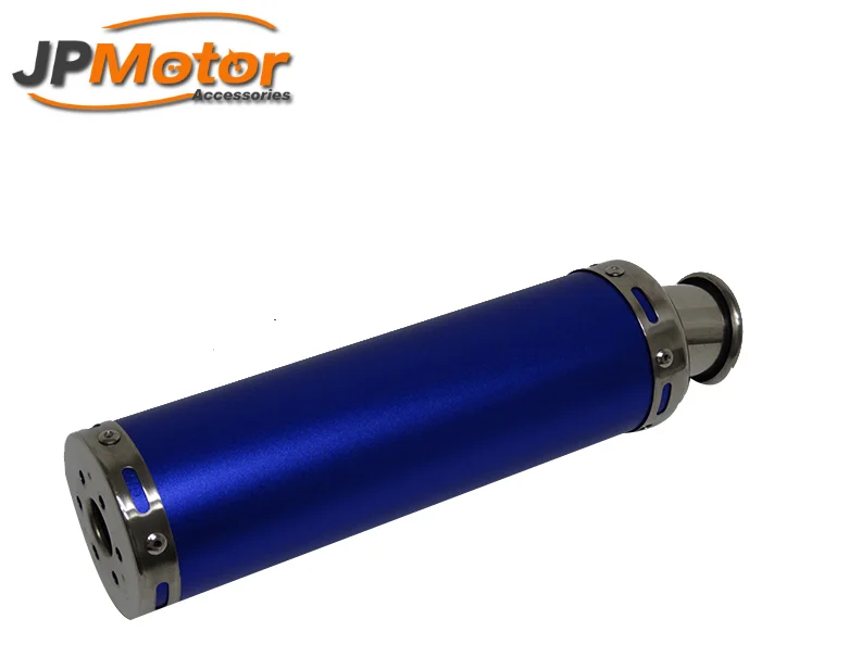 Производитель алюминия Выпускной синий мотоциклетные универсальный глушитель