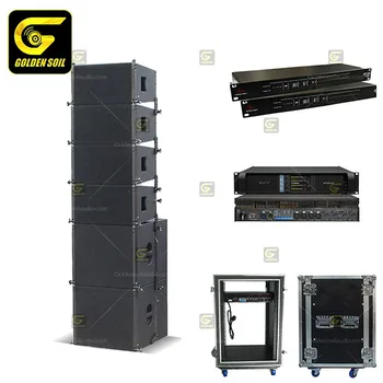 ACTPRO S15 10-Inch Active Powered Subwoofer Waterproof Line Array Speakers for Indoor Outdoor Loud Audio Sound Equipment Ten