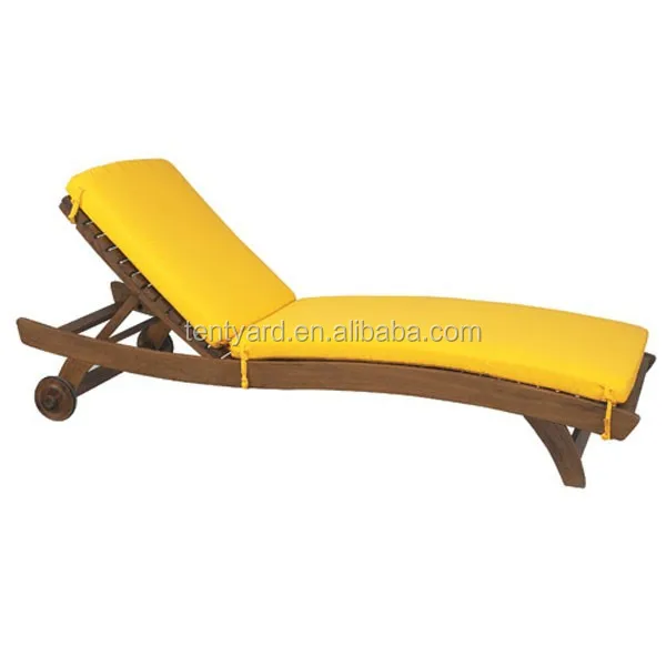Tumbona Amarilla De Teca Para Patio,Cojín Profundo Para Silla - Buy Cojín  De Patio Profundo,Cojín De Silla De Madera,Cojín De Silla De Playa Product  on Alibaba.com
