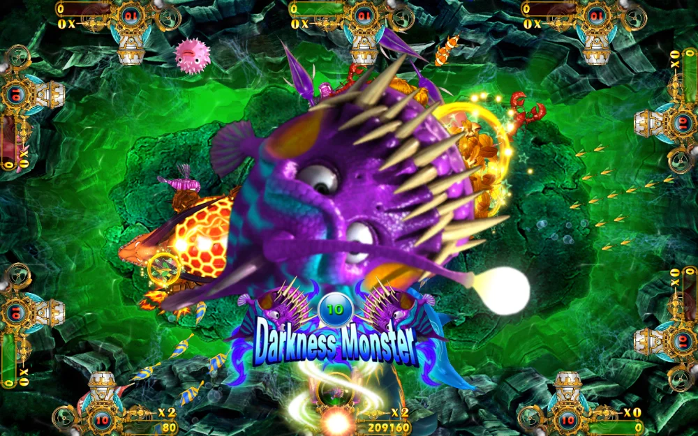 Cooldragon CD-F-IGS02 Metal Fish Game Machine with 47/55" LG LCD Screen Coin Operated for 3-10 Players US Plug Ages 8+