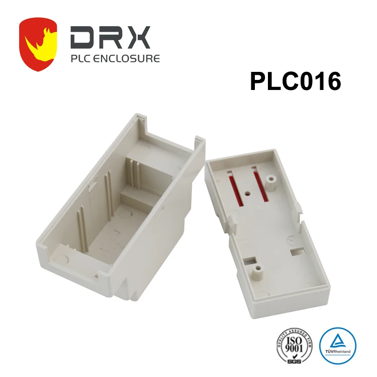 
DRX PLC016 Hot Sale Mount Din Rail Enclosure ABS/PC Plastic Industrial Electrical Din Rail Enclosure 