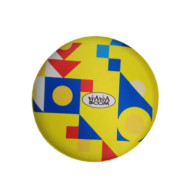 Custom Logo Kids Mini Flying Disc Toy Soft Edge Safety Neoprene Nylon for Outdoor Beach Park Fun