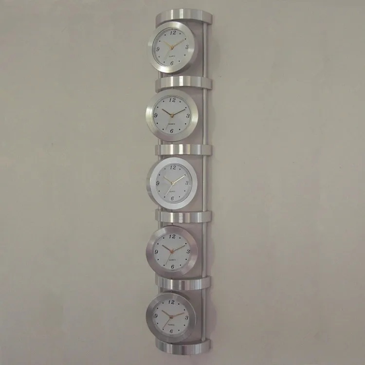 Aluminum Art Metal Crafts 5 World Time Zone Table Clock Buy 5 World