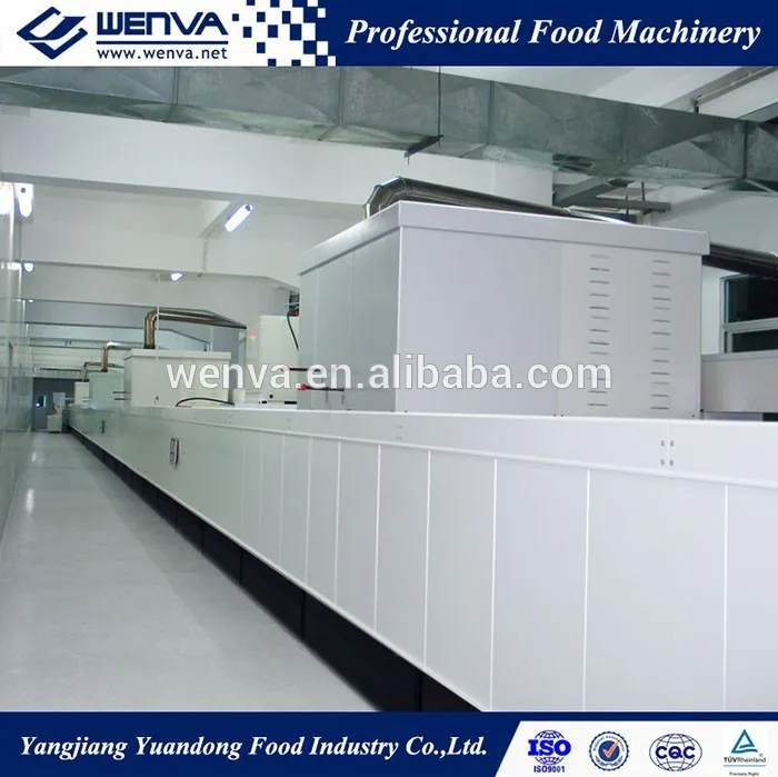 PLC Controlled Hybrid Gas Tunnel Baking Oven for Biscuit Bread Cake