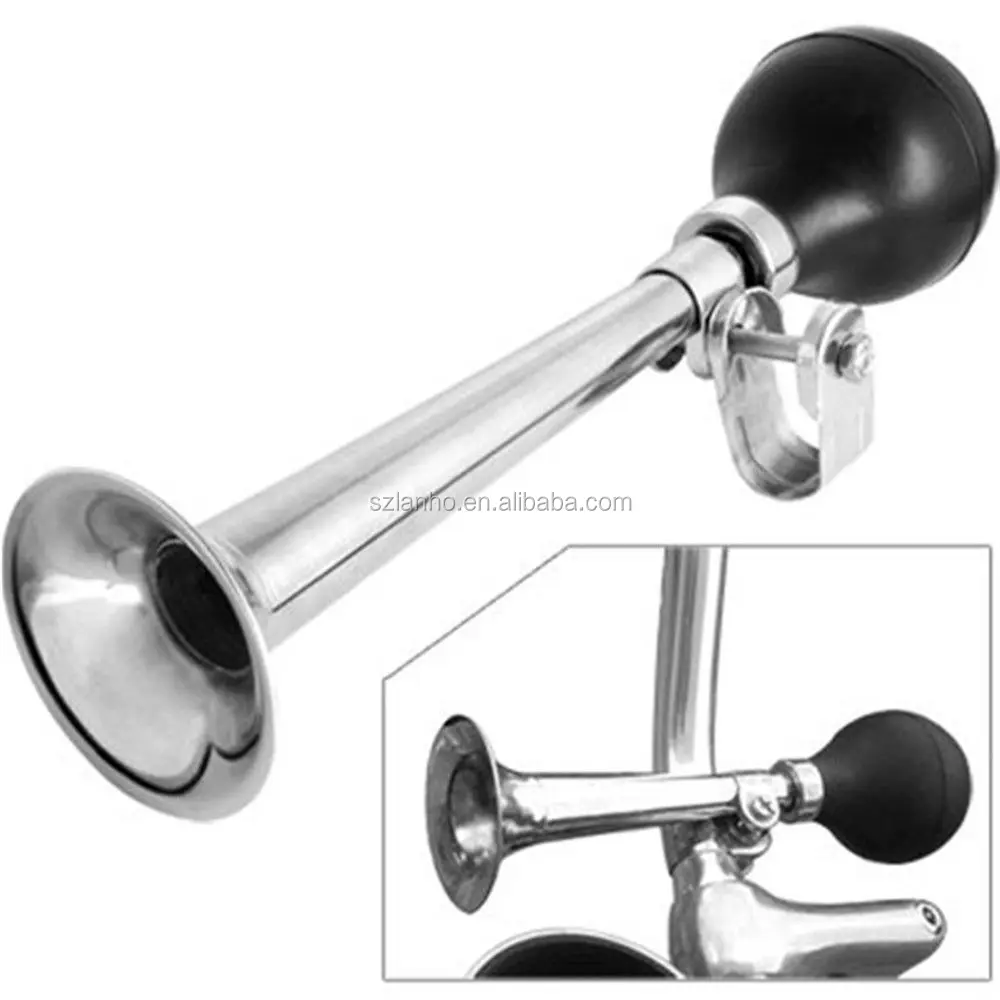 SDMAX Loud Retro Metal Bicycle Trumpet Air Horn – Classic Bike Cycle Horn