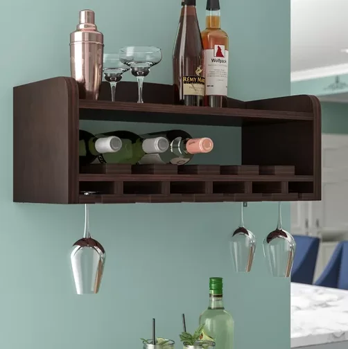 Wine Rack Customize 6 Bottle Wall Mounted Shelf Buy Wall Mounted Shelf Wine Rack Customize Customize Bottle Shelf Product On Alibaba Com