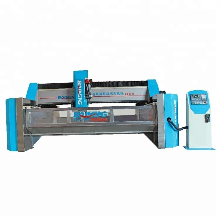 Baineng 4 Axis CNC Machine for Glass Engraving