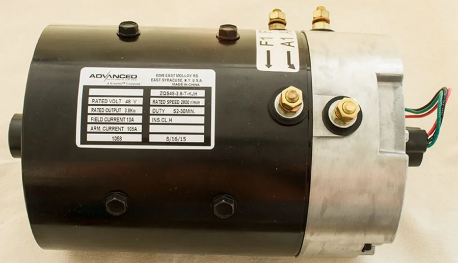 AMD ZQS48-3.8-T Golf Cart Forklift DC Sepex Motor with Speed Sensor