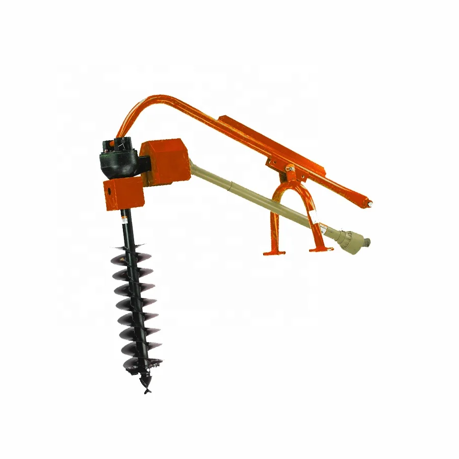 Tractor 3 Point Post Hole Digger With Different Sizes,three Planting 