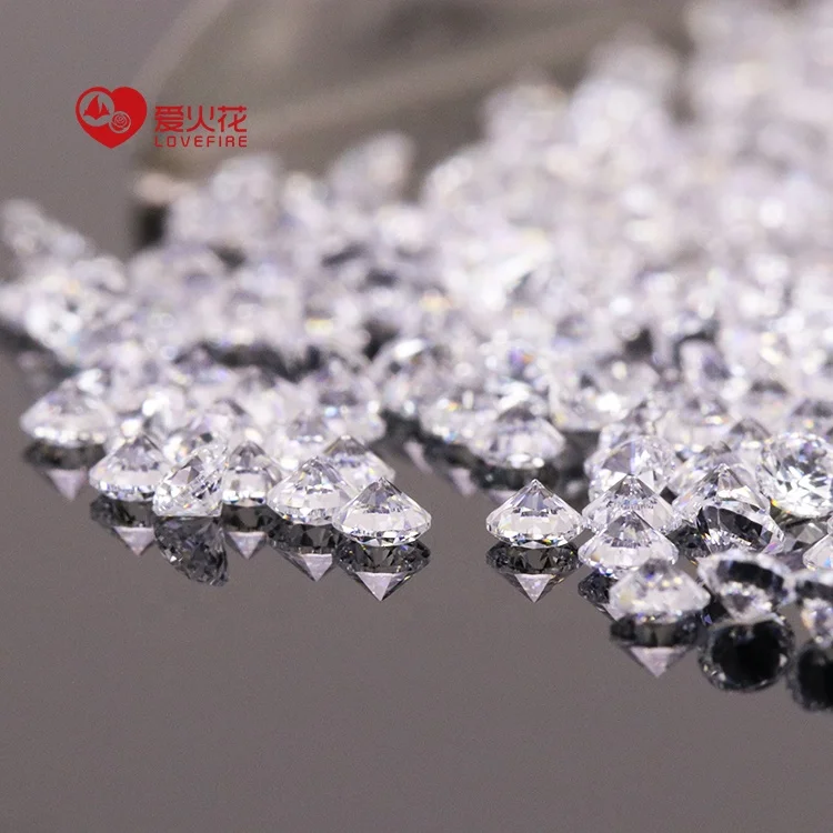 200x Cubic Zirconia Diamonds - 5mm Size - Loose Top Cut - High hot Polish - Colourless Brillance - Grade AAA Quality - Bulk Delay