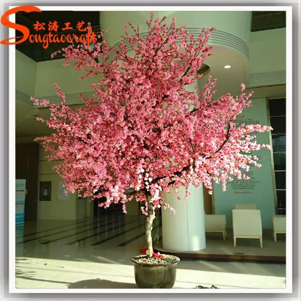 Artificial Rosa Japonês Flor De Cerejeira Tecido Bonsai Árvore Para  Decoração - Buy Rosa Flor Da Árvore Product on Alibaba.com