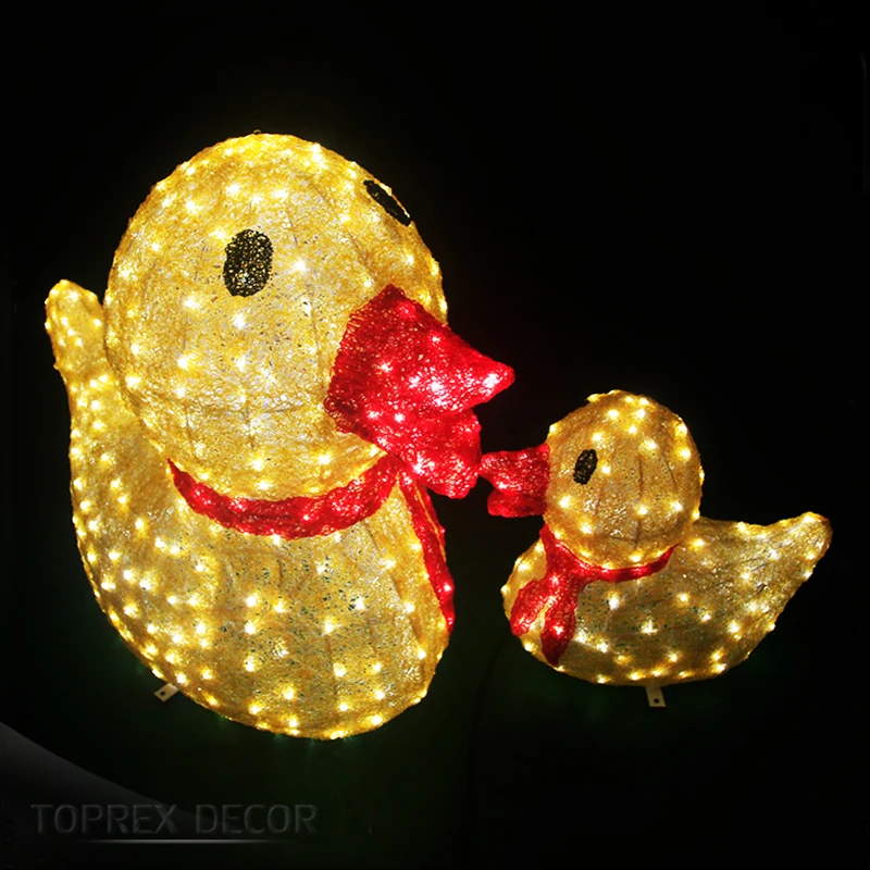 christmas duck yard decorations