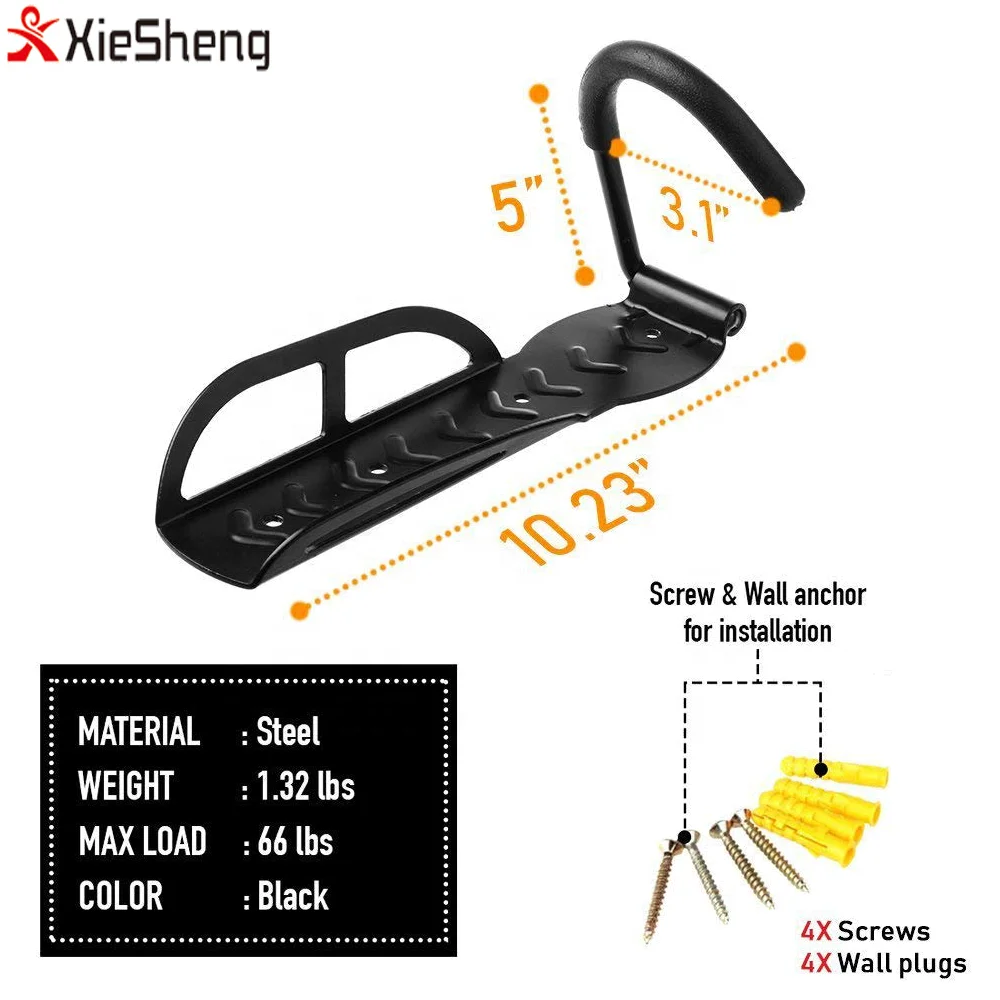 Держатель для велосипеда 30 кг грузоподъемность велосипед настенная вешалка горный держатель настенный стеллаж выставки товаров прочных стальных губчатая крышка крючок