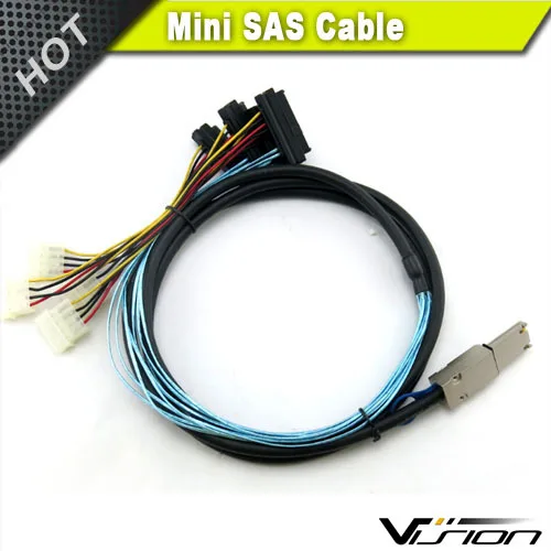 Câble SAS MiniSAS SFF-8088 Vers SFF-8087 1m - KALEA-INFORMATIQUE, Connecteur 26/36 Broches, Transfert Données