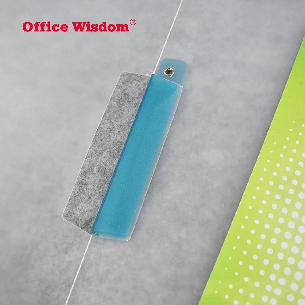 Office Wisdom A4 PP Plastic Rotary Clip File Folder